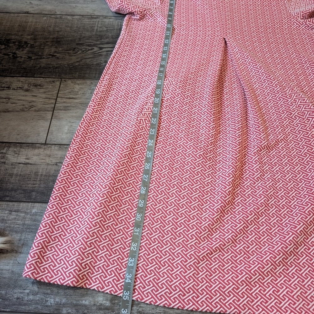 Tyler Boe Pink and White Geometric Dress - Picture 11 of 11